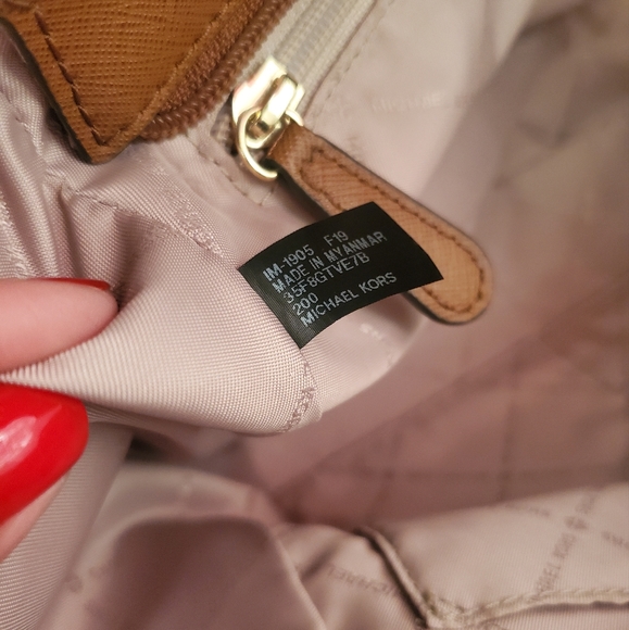 Michael Kors | Brown Jet Set Travel Large Chain-Strap Tote - Picture 9 of 10